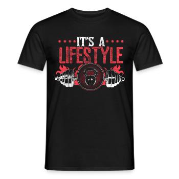 Strength Training Fitness Trainer Idée cadeau - T-shirt homme - noir - Devant - AI Model Male 178 light (178cm)