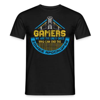 Zombie Apocalypse Undead Epidemic Idée cadeau - T-shirt homme - noir - Devant - AI Model Male 178 light (178cm)