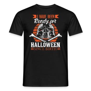 Halloween Gerippe Oktober Geschenk - Männer T-Shirt - Schwarz - Vorne - AI Model Male 178 light (178cm)