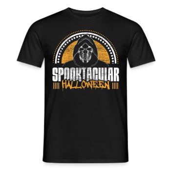 Halloween Skelett Gruselig Geschenk - Männer T-Shirt - Schwarz - Vorne - AI Model Male 178 light (178cm)