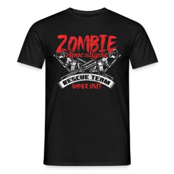 Zombie Apocalypse Monstre - T-shirt homme - noir - Devant - AI Model Male 178 light (178cm)