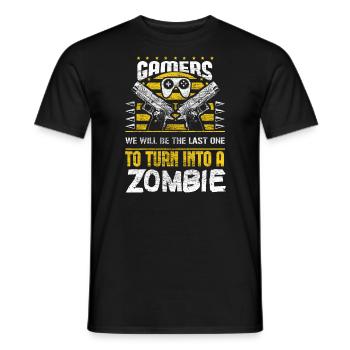 Zombie Apocalypse Weapons Monster - Men's T-Shirt - black - Front - AI Model Male 178 light (178cm)