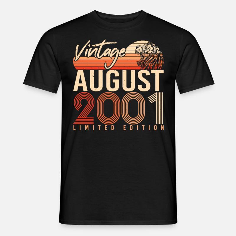 Legend August 2001 - Men's T-Shirt - black