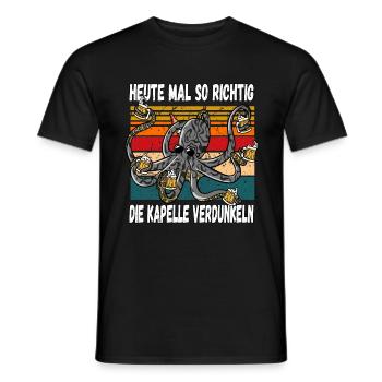Heute mal so Richtig die Kapelle Verdunkeln Witzig - Männer T-Shirt - Schwarz - Vorne - AI Model Male 178 light (178cm)