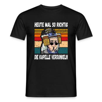Heute mal so Richtig die Kapelle Verdunkeln Witzig - Männer T-Shirt - Schwarz - Vorne - AI Model Male 178 light (178cm)