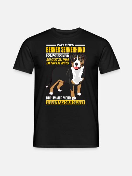 Berner Sennenhund Geschenkideen - Männer T-Shirt - Schwarz