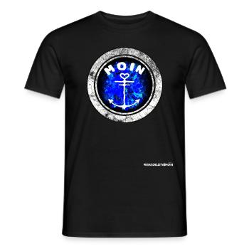 Mussel species moin | Welcome North - Men's T-Shirt - black - Front - AI Model Male 178 light (178cm)