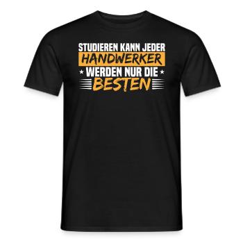 Artisan tournevis mécanicien voiture tournevis - T-shirt homme - noir - Devant - AI Model Male 178 light (178cm)