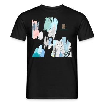 Fingerprint ART - Men's T-Shirt - black - Front - AI Model Male 178 light (178cm)