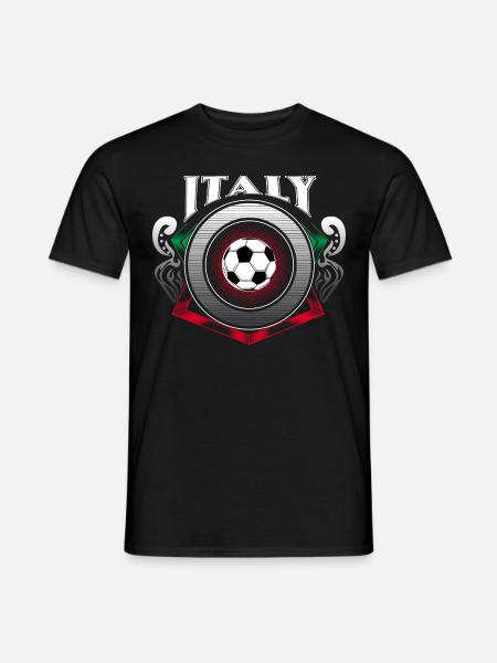 Italy Football - Men's T-Shirt - black