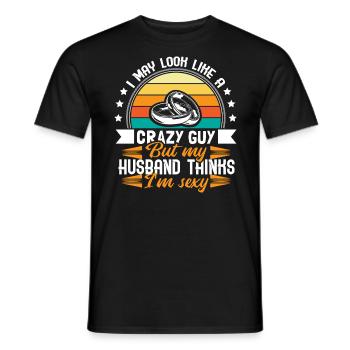Homo Ehe Partnerschaft Geschenk - Männer T-Shirt - Schwarz - Vorne - AI Model Male 178 light (178cm)