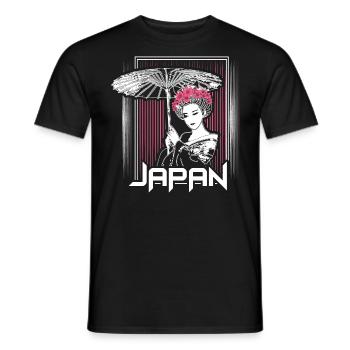 Japan Sakura Japaner - Männer T-Shirt - Schwarz - Vorne - AI Model Male 178 light (178cm)