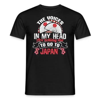 Japan Anime Japaner Geschenkidee - Männer T-Shirt - Schwarz - Vorne - AI Model Male 178 light (178cm)