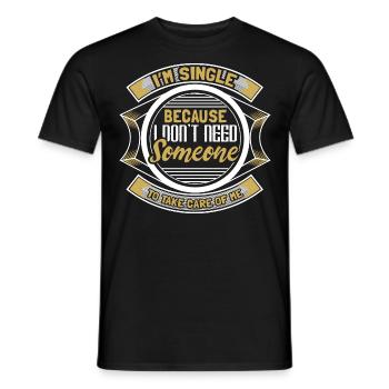 Cadeau du Parti de l’indépendance unique - T-shirt homme - noir - Devant - AI Model Male 178 light (178cm)