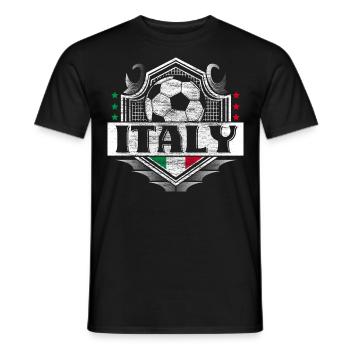 Italy Football Italy Gift - Men's T-Shirt - black - Front - AI Model Male 178 light (178cm)