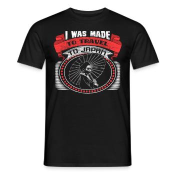 Japan Senpai Japaner - Männer T-Shirt - Schwarz - Vorne - AI Model Male 178 light (178cm)