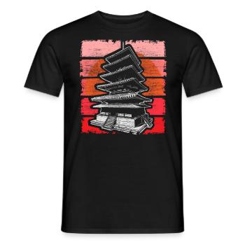Japan Tokyo Land Gift Idea - Men's T-Shirt - black - Front - AI Model Male 178 light (178cm)
