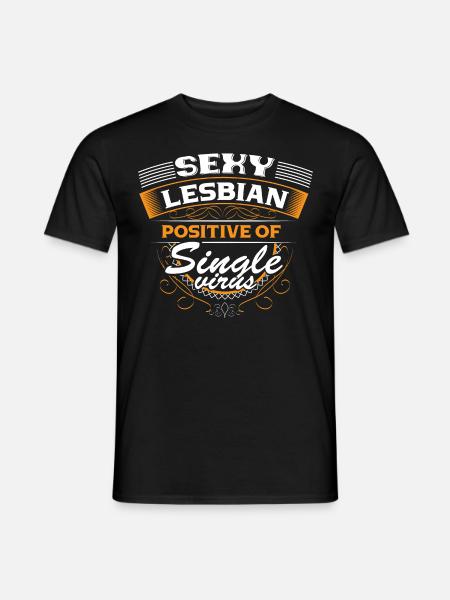 Lesbisch Single LGBT Partnerschaft Geschenkidee - Männer T-Shirt - Schwarz