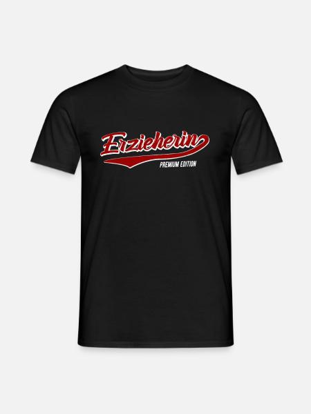 Erzieherin Premium Edition Vintage Motiv - Männer T-Shirt - Schwarz