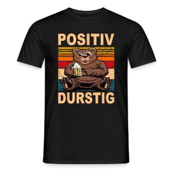Löten, Digga LÖTEN! Biertrinker Sauf Spruch Bär - Männer T-Shirt - Schwarz - Vorne - AI Model Male 178 light (178cm)