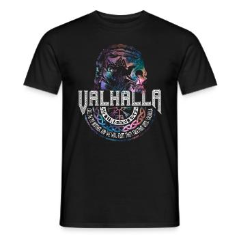 Wikinger Valhalla Viking Nordische Mythologie - Männer T-Shirt - Schwarz - Vorne - AI Model Male 178 light (178cm)