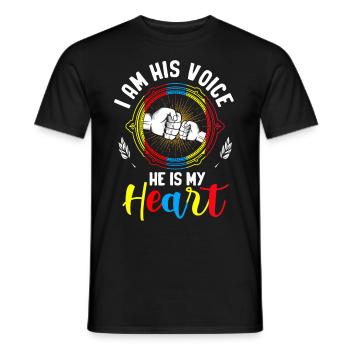 Autistic Autism Autism Awareness Day Asperger's Child - Men's T-Shirt - black - Front - AI Model Male 178 light (178cm)