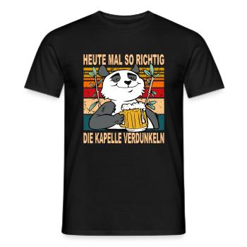 Heute mal so Richtig die Kapelle Verdunkeln Witzig - Männer T-Shirt - Schwarz - Vorne - AI Model Male 178 light (178cm)