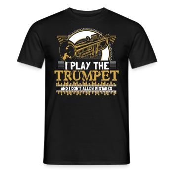 Trompette - T-shirt homme - noir - Devant - AI Model Male 178 light (178cm)