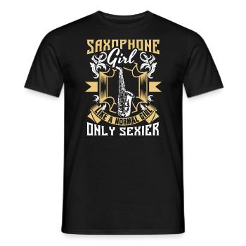 Saxophone Brass Band - T-shirt homme - noir - Devant - AI Model Male 178 light (178cm)