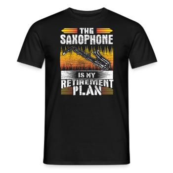 Saxophone Orchestra Cadeau Musical - T-shirt homme - noir - Devant - AI Model Male 178 light (178cm)