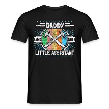 Vater & Sohn Kind Daddy - Männer T-Shirt - Schwarz - Vorne - AI Model Male 178 light (178cm)