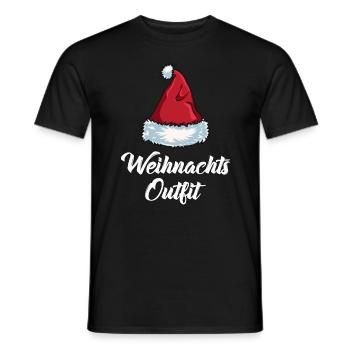 Weihnachts-Outfit Partnerlook Weihnachten Familie - Männer T-Shirt - Schwarz - Vorne - AI Model Male 178 light (178cm)