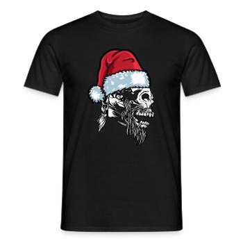 Viking Ugly Christmas – Valhalla Wikinger Outfit - Männer T-Shirt - Schwarz - Vorne - AI Model Male 178 light (178cm)