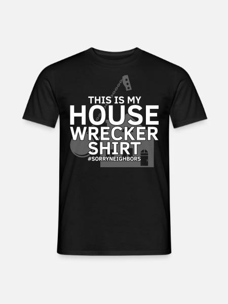 House Demolition and Renovation Design - Men's T-Shirt - black