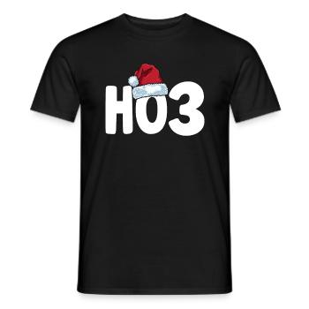 Lustiges Hässliches Weihnacht Ugly Christmas Ho3 - Männer T-Shirt - Schwarz - Vorne - AI Model Male 178 light (178cm)