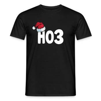Lustiges Hässliches Weihnacht Ugly Christmas Ho3 - Männer T-Shirt - Schwarz - Vorne - AI Model Male 178 light (178cm)
