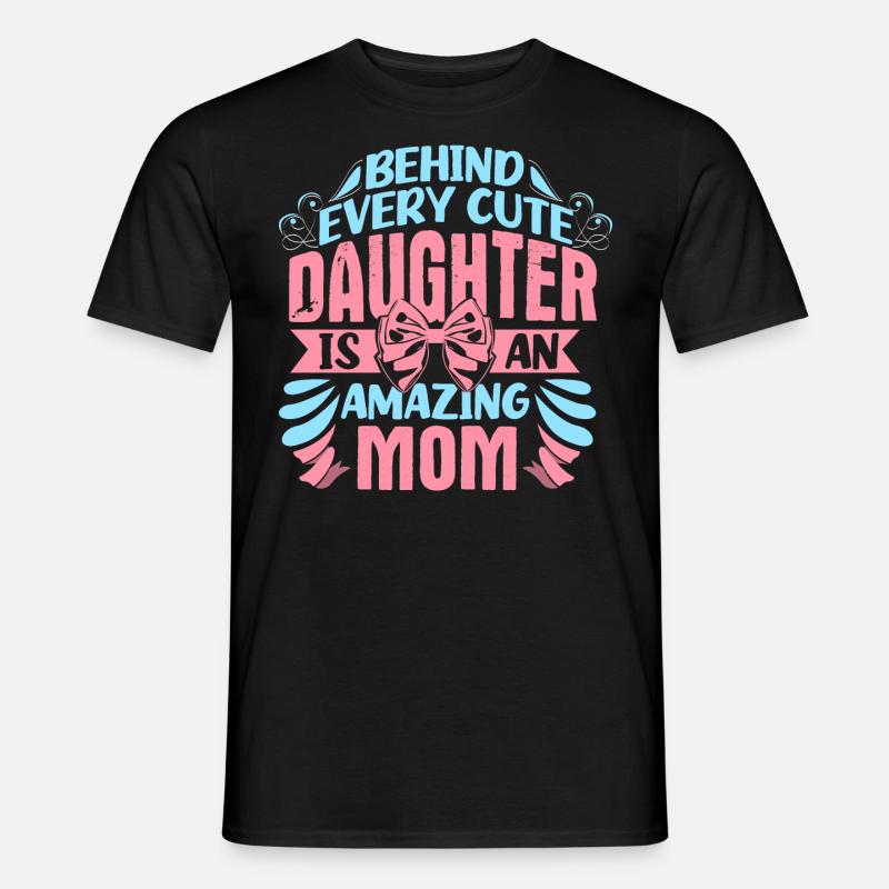 Mutter Tochter Zusammenhalt Geschenkidee - Männer T-Shirt - Schwarz