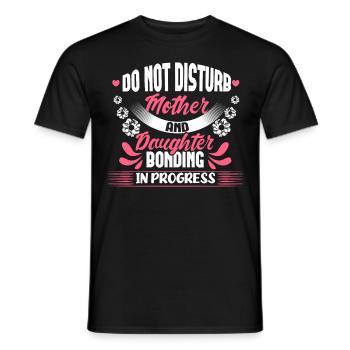 Mutter Tochter Familie Mutterliebe Geschenk - Männer T-Shirt - Schwarz - Vorne - AI Model Male 178 light (178cm)