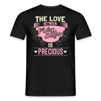 Cadeau de cohésion des amis mère et fille - T-shirt homme - noir - Devant - AI Model Male 178 light (178cm)