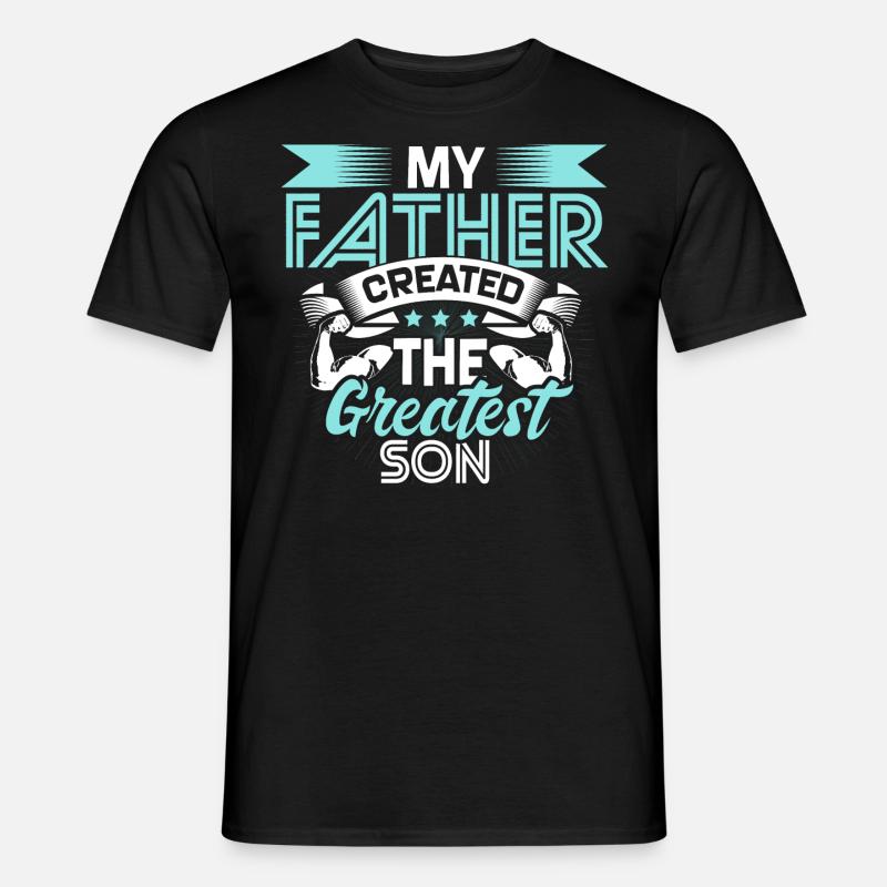 Bester Sohn Geschenk - Männer T-Shirt - Schwarz
