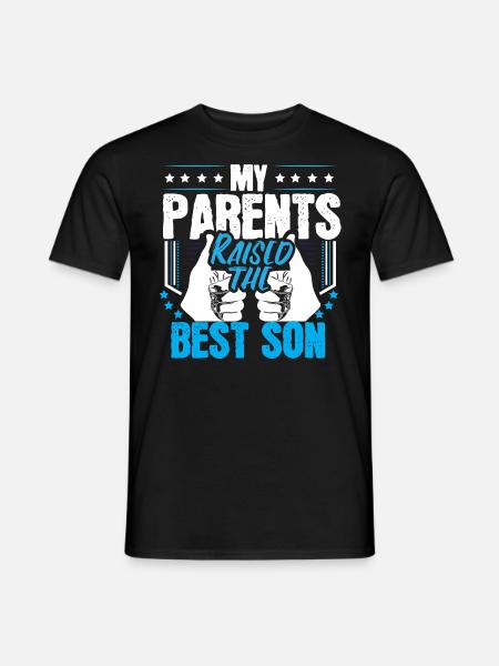 Bester Sohn Junge Geschenk - Männer T-Shirt - Schwarz