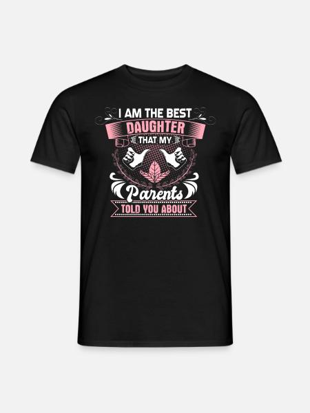 Fille Amour Cadeau mignon - T-shirt homme - noir