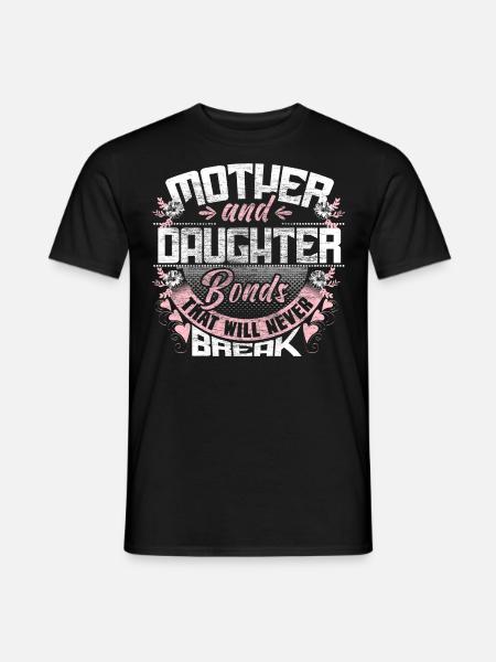 Mutter Tochter Eltern - Männer T-Shirt - Schwarz