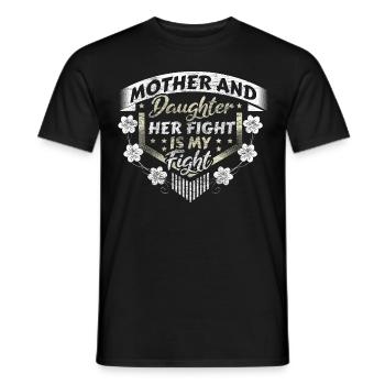 Idée cadeau de famille mère-fille - T-shirt homme - noir - Devant - AI Model Male 178 light (178cm)