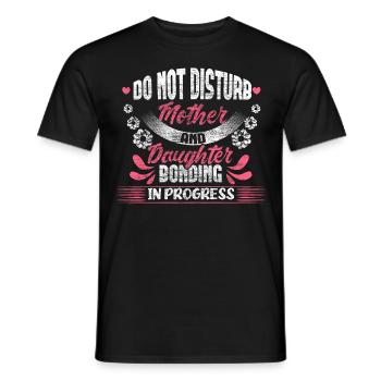 Mutter und Tochter Kindertag Mutterliebe - Männer T-Shirt - Schwarz - Vorne - AI Model Male 178 light (178cm)