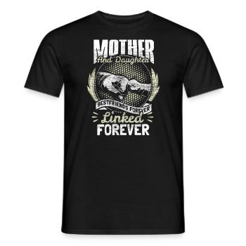 Mère et fille Fête des mères Amour - T-shirt homme - noir - Devant - AI Model Male 178 light (178cm)