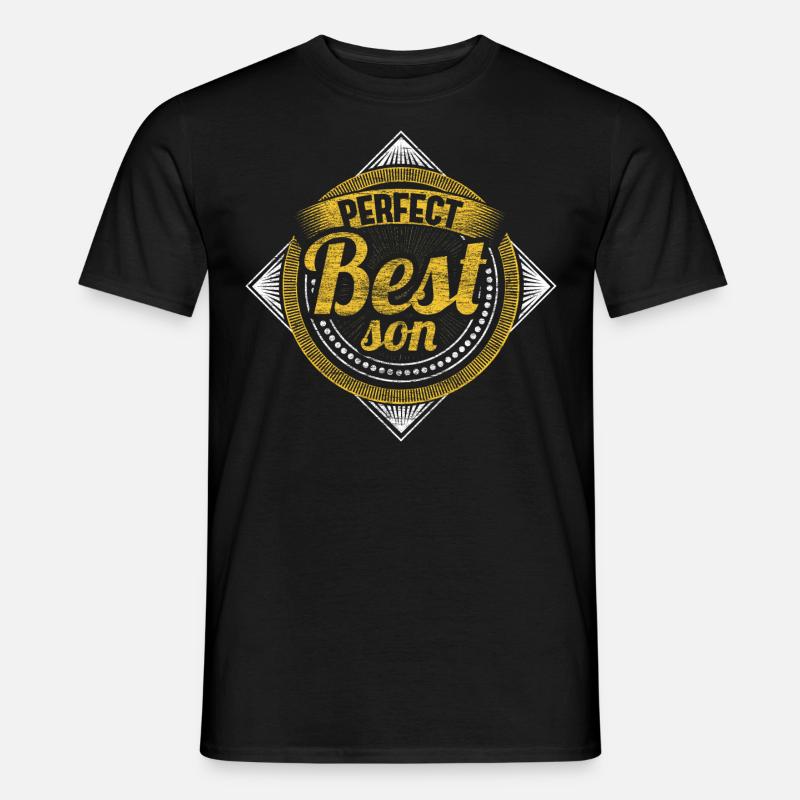 Sohn Eltern - Männer T-Shirt - Schwarz