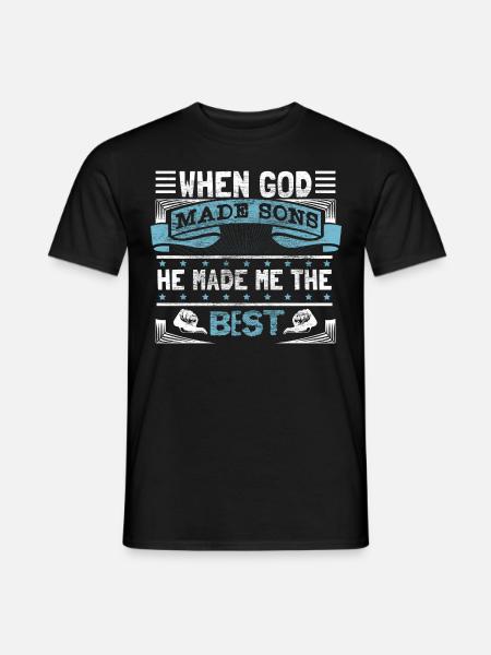 Best Son Father Gift - Men's T-Shirt - black