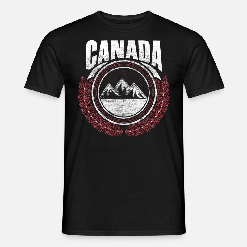 Canada Elk Origin Gift - Men's T-Shirt - black