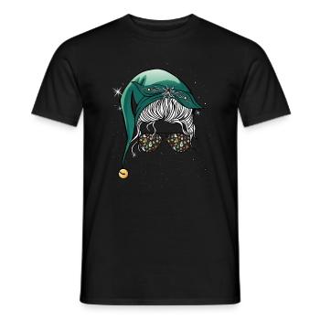 Merry Christmas Mother beautiful gifts - Men's T-Shirt - black - Front - AI Model Male 178 light (178cm)
